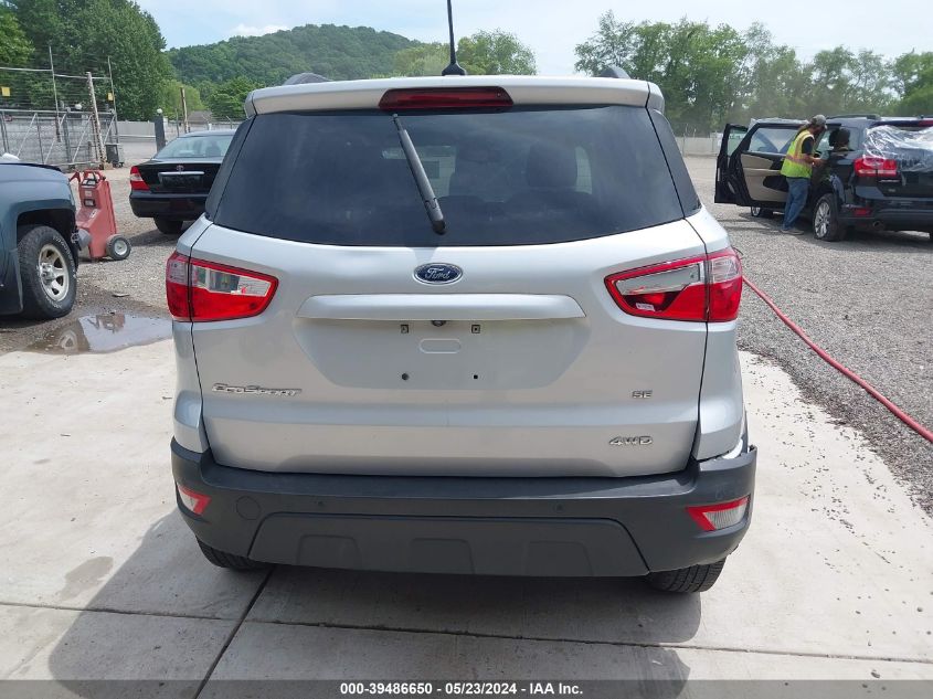 2018 Ford Ecosport Se VIN: MAJ6P1UL6JC189159 Lot: 39486650