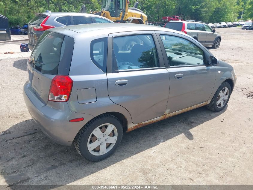 2006 Chevrolet Aveo Ls VIN: KL1TD66606B594738 Lot: 39486661