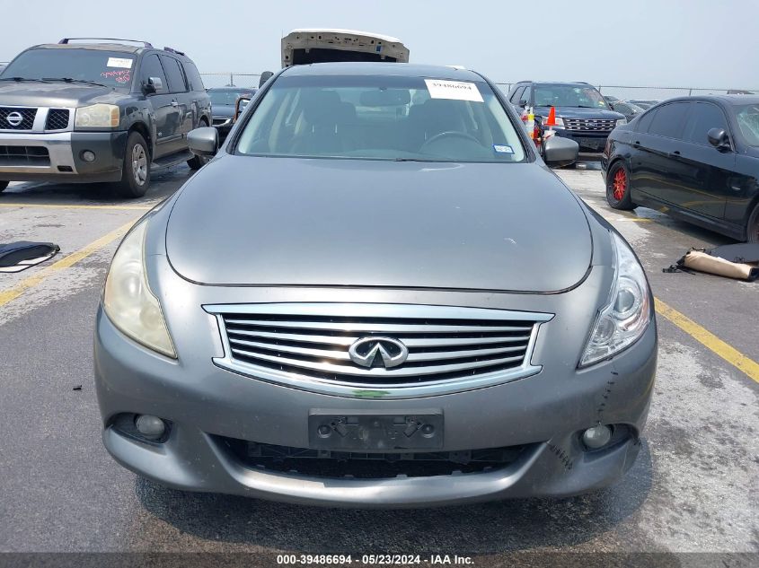 2011 Infiniti G25 Journey VIN: JN1DV6AP1BM601174 Lot: 39486694