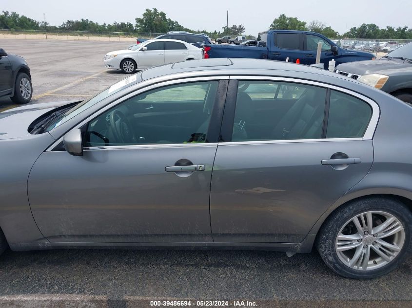 2011 Infiniti G25 Journey VIN: JN1DV6AP1BM601174 Lot: 39486694