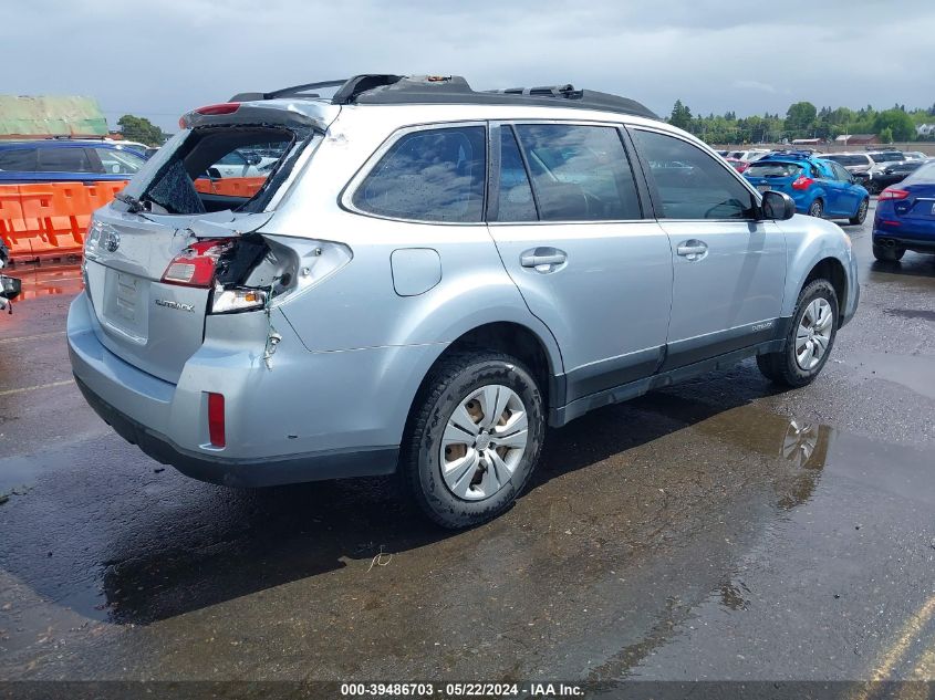 2014 Subaru Outback 2.5I VIN: 4S4BRCAC2E1263144 Lot: 39486703