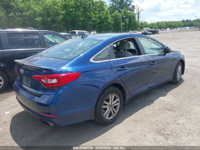 2015 Hyundai Sonata Se VIN: 5NPE24AF1FH236808 Lot: 39486709