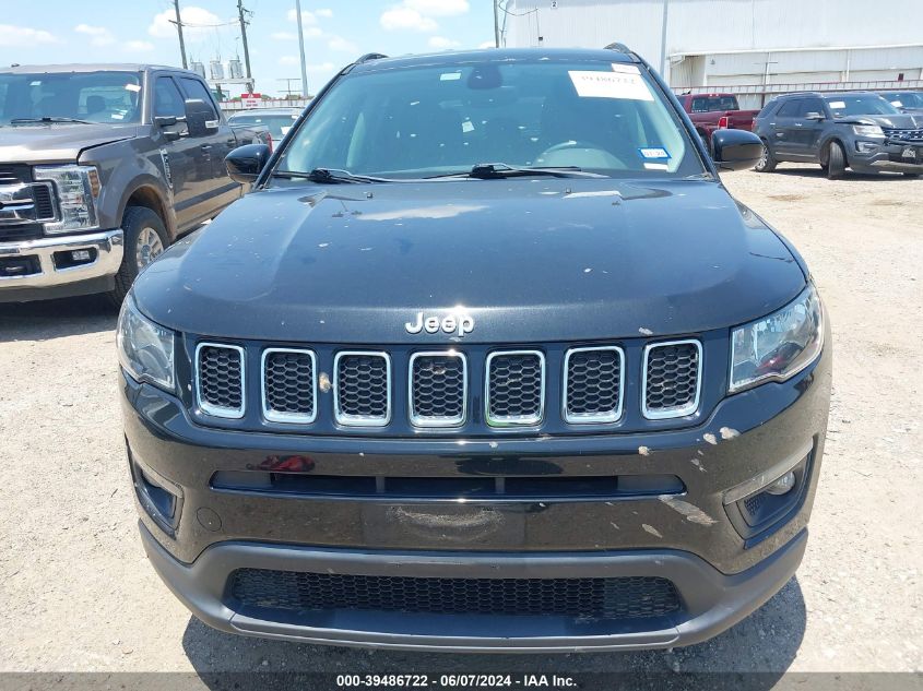 2018 Jeep Compass Latitude Fwd VIN: 3C4NJCBB9JT248304 Lot: 39486722