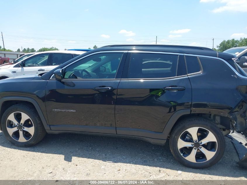 2018 Jeep Compass Latitude Fwd VIN: 3C4NJCBB9JT248304 Lot: 39486722