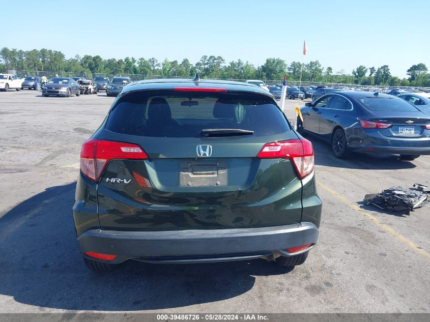 2016 Honda Hr-V Ex VIN: 3CZRU5H59GM723937 Lot: 39486726