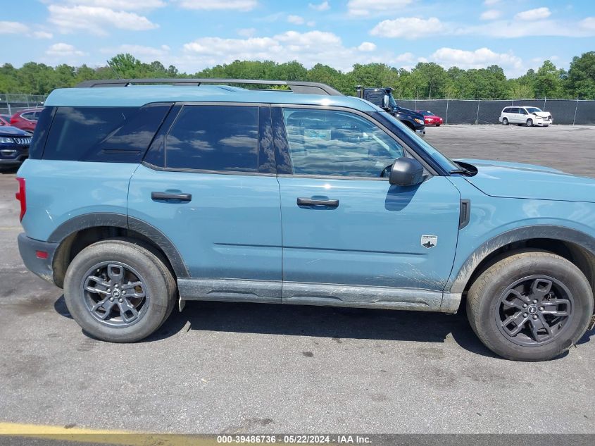 2022 Ford Bronco Sport Big Bend VIN: 3FMCR9B63NRD04886 Lot: 39486736