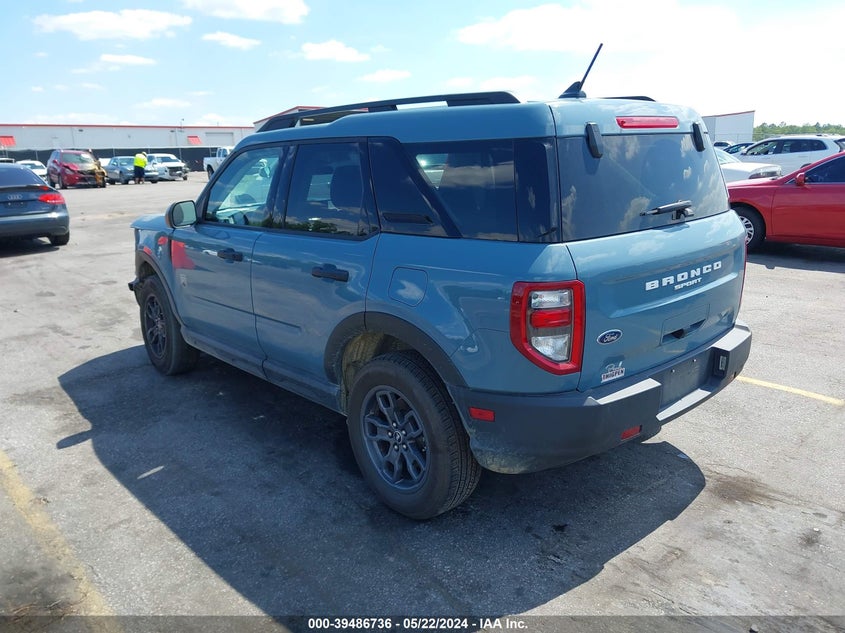 2022 Ford Bronco Sport Big Bend VIN: 3FMCR9B63NRD04886 Lot: 39486736
