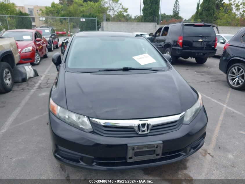 2012 Honda Civic Ex VIN: 19XFB2F83CE331177 Lot: 39486743