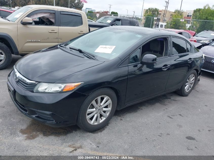 2012 Honda Civic Ex VIN: 19XFB2F83CE331177 Lot: 39486743