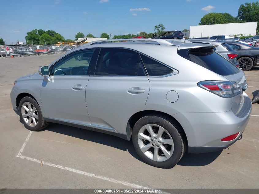 2012 Lexus Rx 350 VIN: JTJBK1BA9C2443462 Lot: 39486751