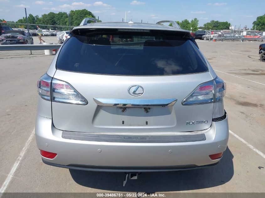 2012 Lexus Rx 350 VIN: JTJBK1BA9C2443462 Lot: 39486751