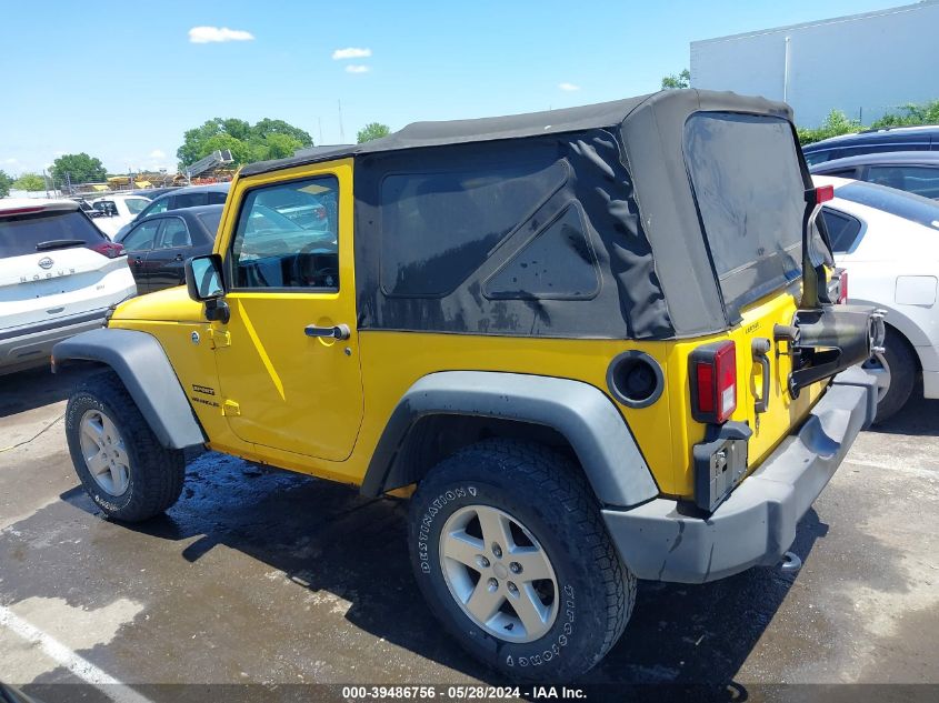 2015 Jeep Wrangler Sport VIN: 1C4AJWAG7FL660768 Lot: 39486756