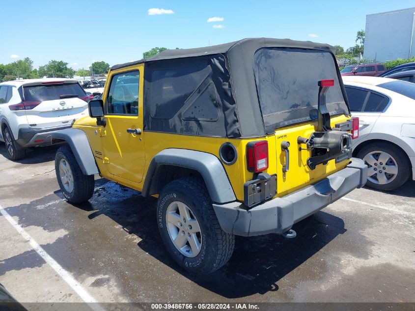 2015 Jeep Wrangler Sport VIN: 1C4AJWAG7FL660768 Lot: 39486756