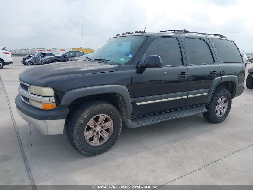 2005 Chevrolet Tahoe Lt VIN: 1GNEC13T35R263280 Lot: 39486765