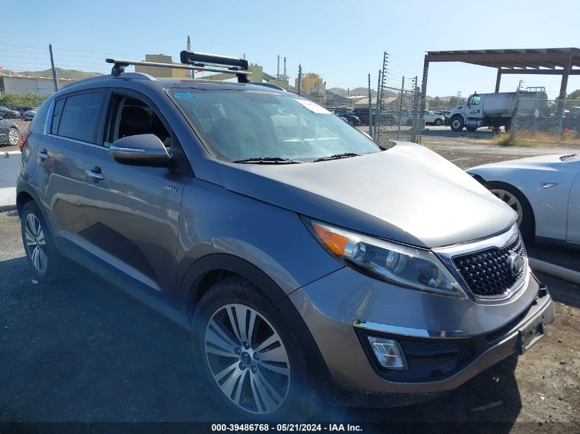 2015 Kia Sportage Ex VIN: KNDPCCAC1F7773835 Lot: 39486768