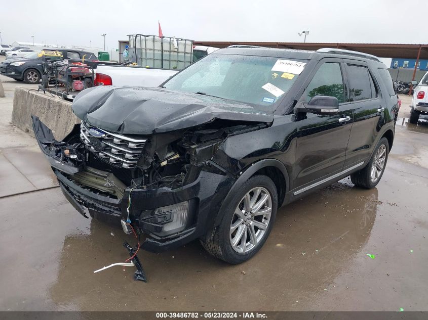 1FM5K8F84HGB64569 2017 FORD EXPLORER - Image 2