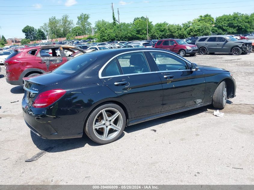 2016 Mercedes-Benz C 300 4Matic/Luxury 4Matic/Sport 4Matic VIN: 55SWF4KB5GU123981 Lot: 39486809