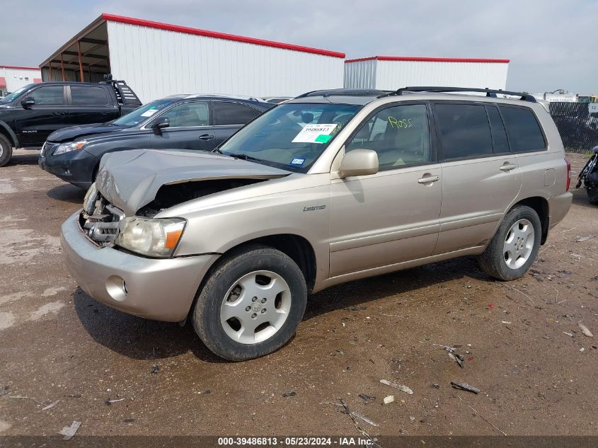 2004 Toyota Highlander Limited V6 VIN: JTEDP21A040028964 Lot: 39486813