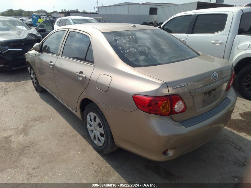 2009 Toyota Corolla Le VIN: 1NXBU40E49Z065399 Lot: 39486816