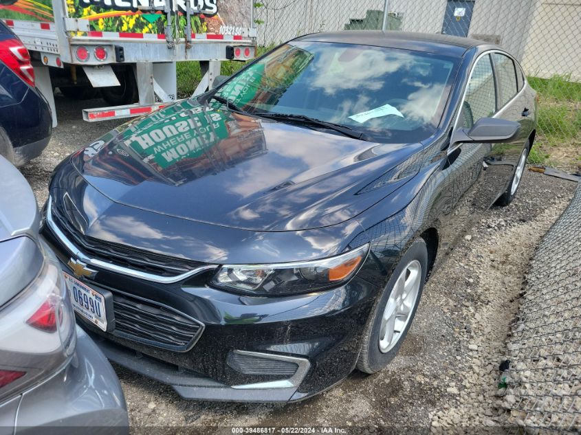 2017 Chevrolet Malibu Ls VIN: 1G1ZC5ST6HF250430 Lot: 39486817