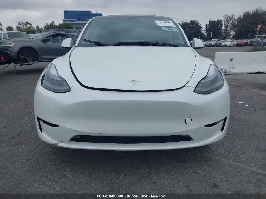 2023 Tesla Model Y Awd/Long Range Dual Motor All-Wheel Drive VIN: 7SAYGDEE6PF628914 Lot: 39486830