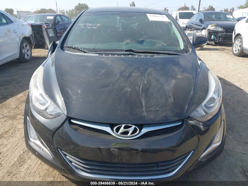 2015 Hyundai Elantra Limited VIN: KMHDH4AE5FU425559 Lot: 39486839