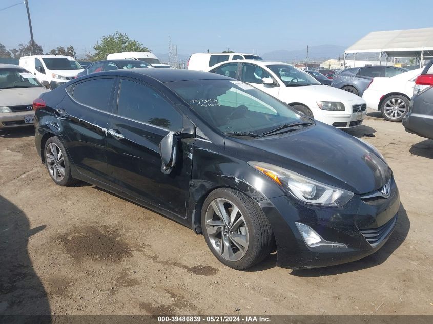 2015 Hyundai Elantra Limited VIN: KMHDH4AE5FU425559 Lot: 39486839