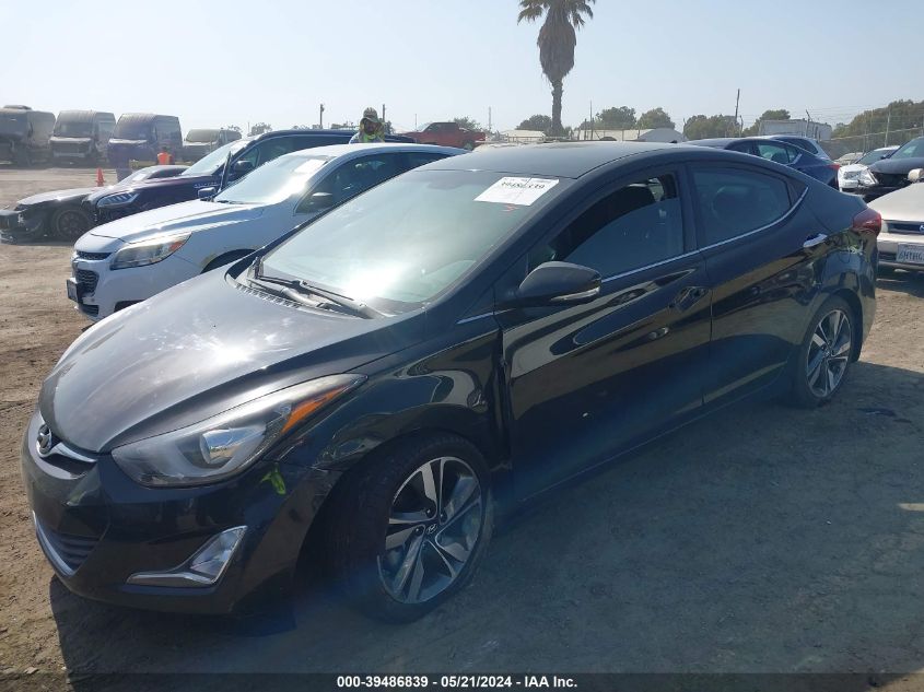 2015 Hyundai Elantra Limited VIN: KMHDH4AE5FU425559 Lot: 39486839