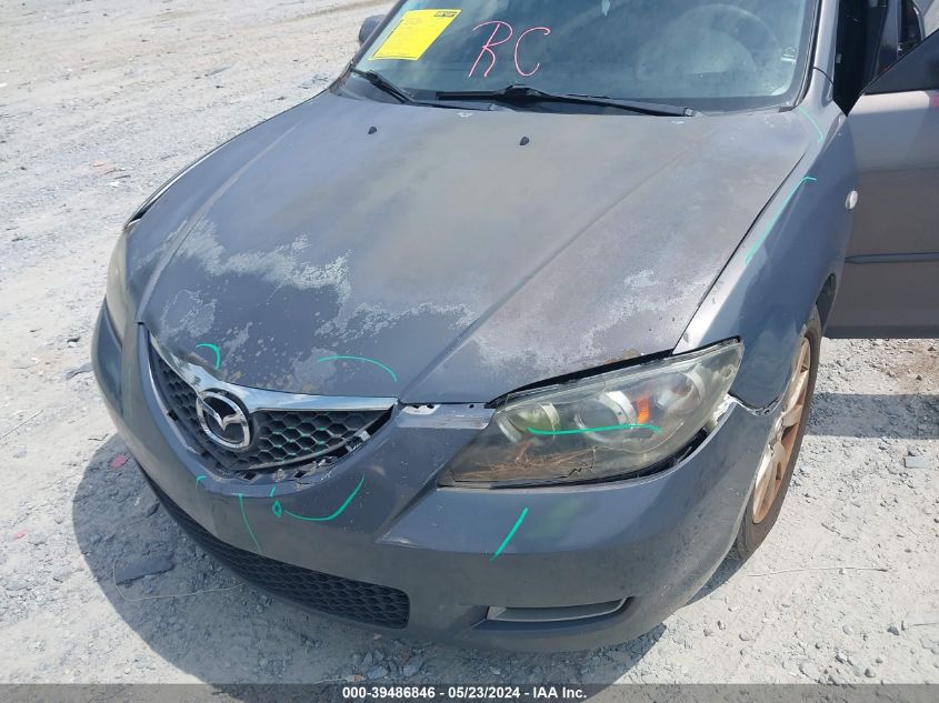 2008 Mazda Mazda3 I VIN: JM1BK32F581833014 Lot: 39486846