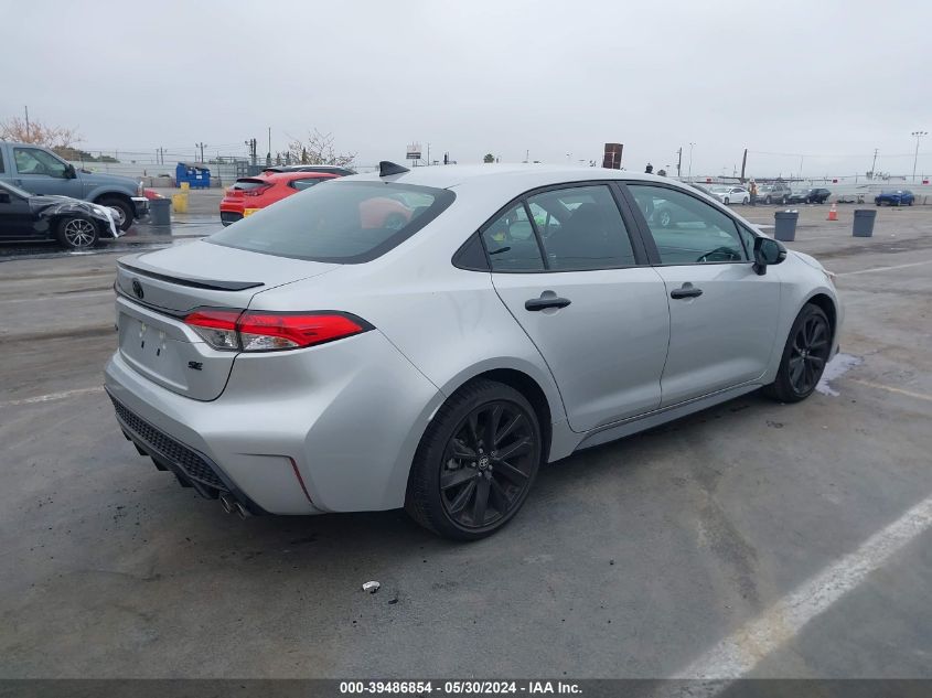 2022 Toyota Corolla Se Nightshade Edition VIN: 5YFS4MCE0NP136735 Lot: 39486854