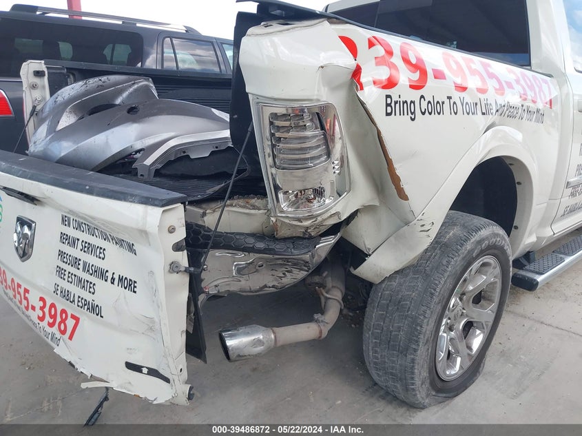 VIN 1C6RR6NM0JS229352 2018 RAM 1500 LARAMIE  4X2 "57" BOX