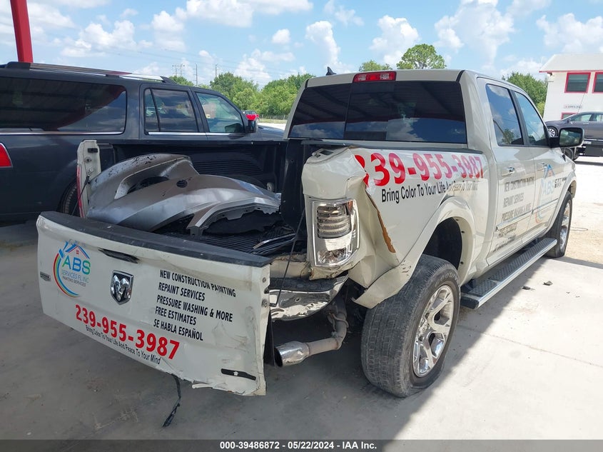VIN 1C6RR6NM0JS229352 2018 RAM 1500 LARAMIE  4X2 "57" BOX