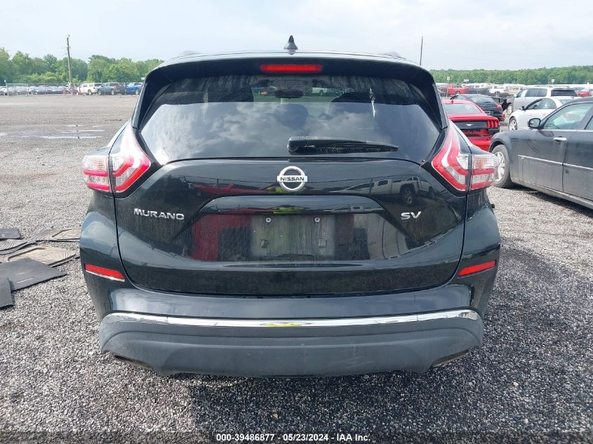 2018 Nissan Murano Sv VIN: 5N1AZ2MG8JN154131 Lot: 39486877