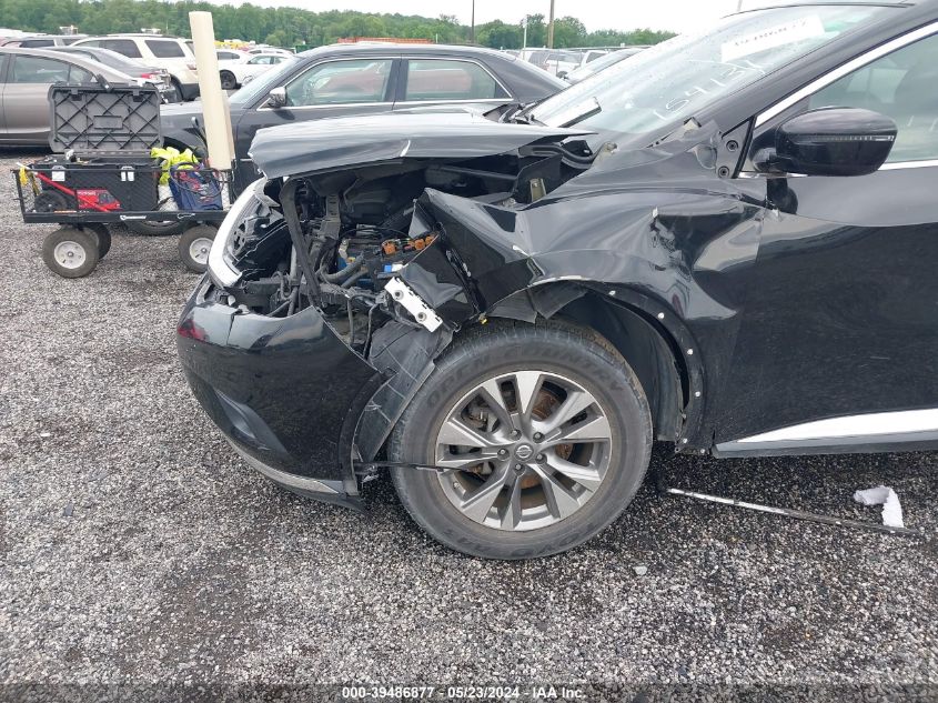 2018 Nissan Murano Sv VIN: 5N1AZ2MG8JN154131 Lot: 39486877