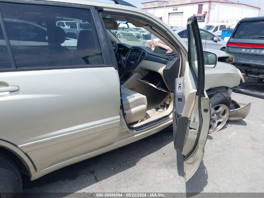 2003 Toyota Highlander VIN: JTEGD21A230071786 Lot: 39486894