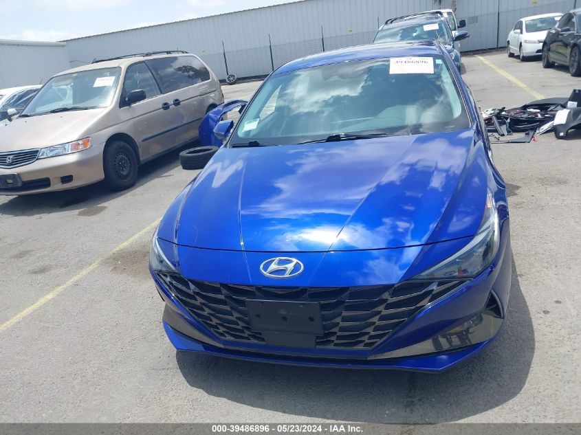 2022 Hyundai Elantra Hybrid Limited VIN: KMHLN4AJ5NU025002 Lot: 39486896