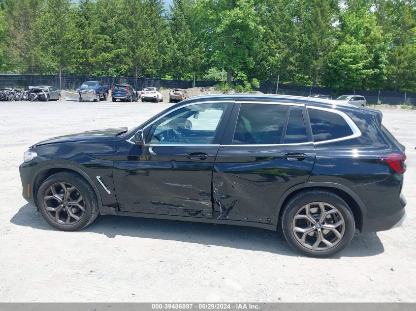 2022 BMW X3 xDrive30I VIN: WBX57DP06NN171508 Lot: 39486897