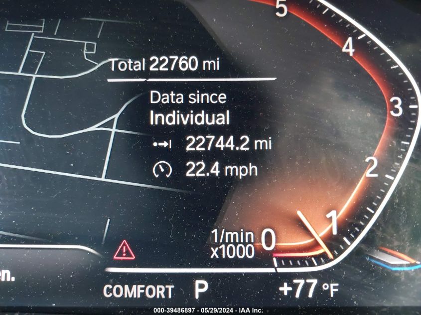 2022 BMW X3 xDrive30I VIN: WBX57DP06NN171508 Lot: 39486897