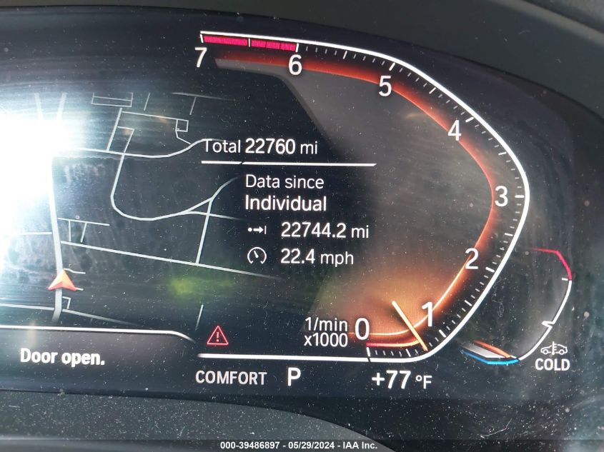 2022 BMW X3 xDrive30I VIN: WBX57DP06NN171508 Lot: 39486897