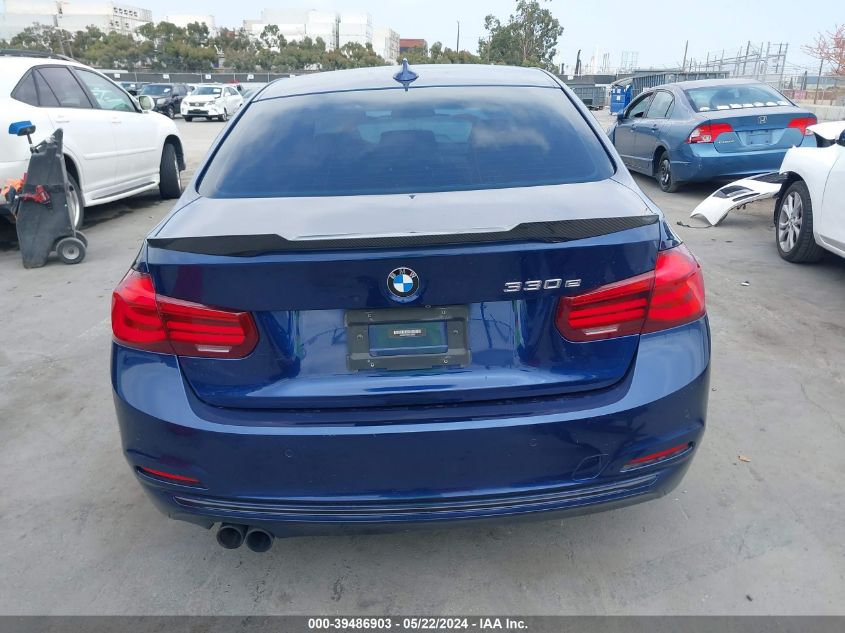 2018 BMW 330E Iperformance VIN: WBA8E1C5XJA159487 Lot: 39486903