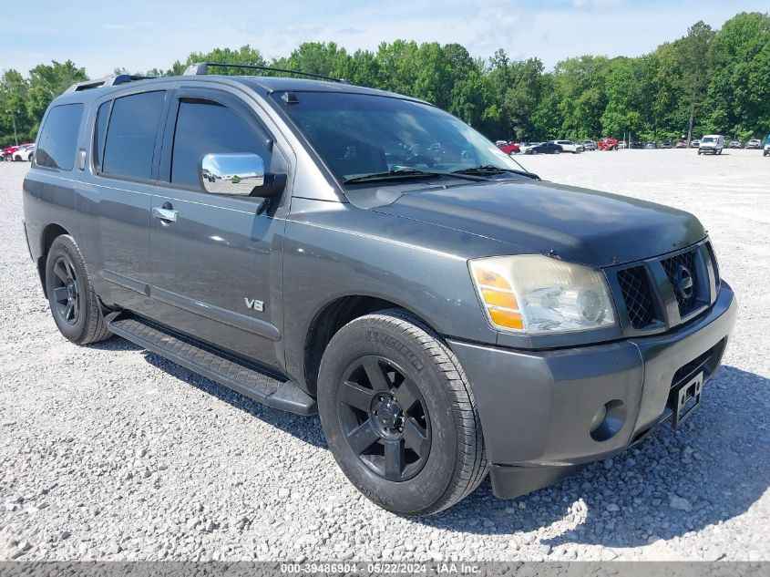 2005 Nissan Armada Le VIN: 5N1AA08AX5N734701 Lot: 39486904