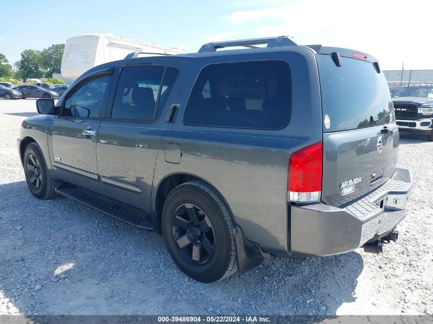 2005 Nissan Armada Le VIN: 5N1AA08AX5N734701 Lot: 39486904