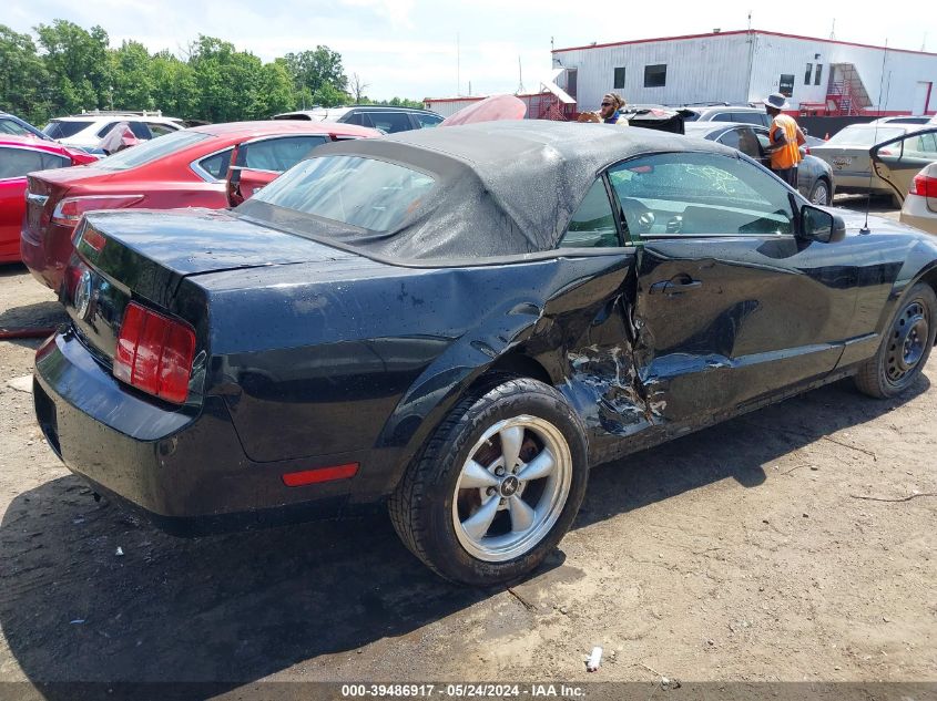 2007 Ford Mustang V6 Deluxe/V6 Premium VIN: 1ZVHT84N175234303 Lot: 39486917