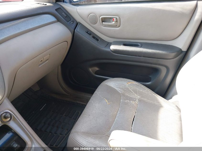 2002 Toyota Highlander V6 VIN: JTEGF21A420067053 Lot: 39486919