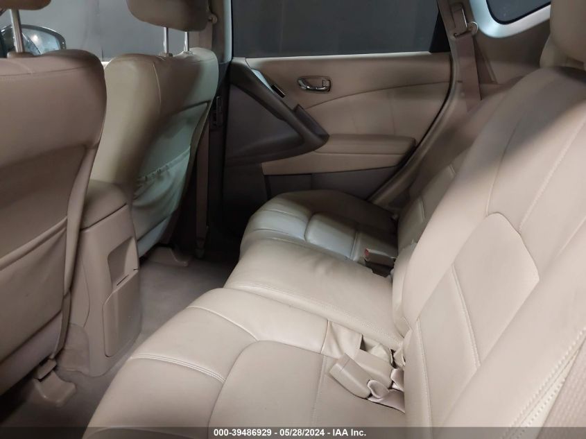 2011 Nissan Murano Sl VIN: JN8AZ1MU8BW058665 Lot: 39486929