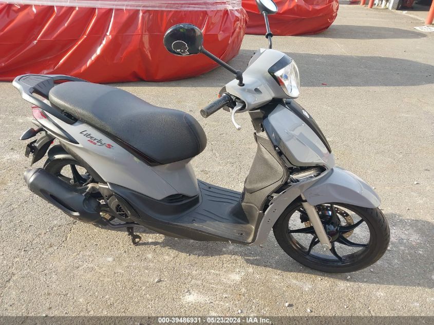 2021 Piaggio Liberty 150 VIN: ZAPM898G5M7002077 Lot: 39486931