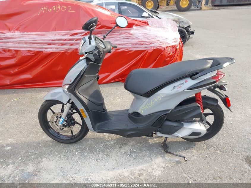 2021 Piaggio Liberty 150 VIN: ZAPM898G5M7002077 Lot: 39486931