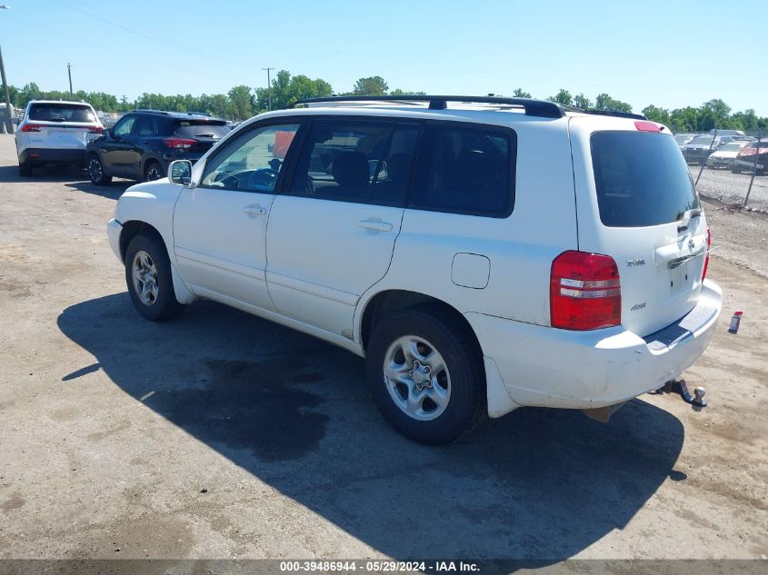 2003 Toyota Highlander VIN: JTEHD21A130024253 Lot: 39486944