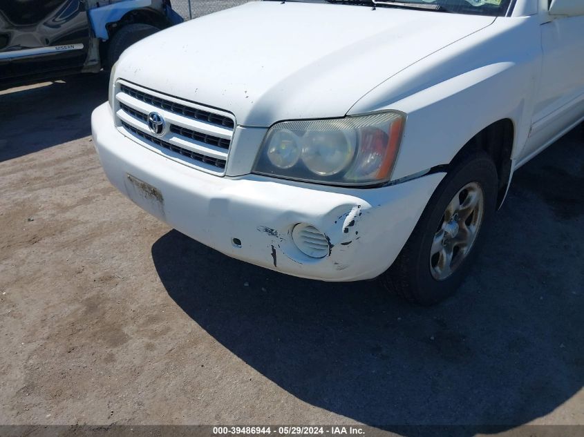 2003 Toyota Highlander VIN: JTEHD21A130024253 Lot: 39486944