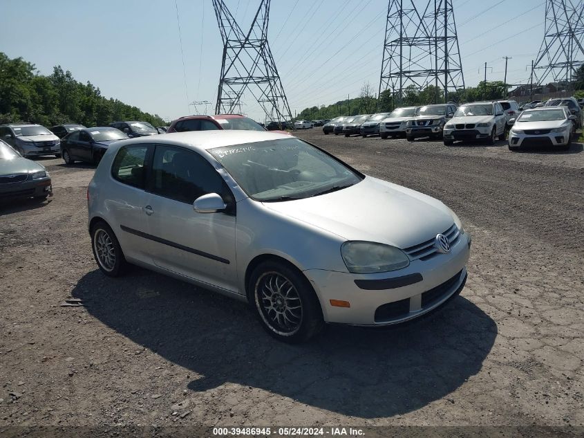 2009 Volkswagen Rabbit S VIN: WVWBB71K59W030343 Lot: 39486945